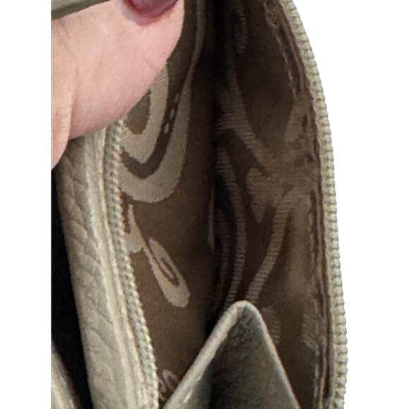 BRIW02: Brighton Croc-Embossed Leather Wallet - Picture 5 of 5